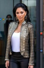 NICOLE SCHERZINGER Arrives at X Factor Auditions in Liverpool 06/20/2017