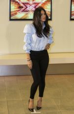 NICOLE SCHERZINGER at The X Factor Photocall in Edinburgh 06/28/2017