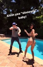 NICOLE SCHERZINGER in Bikini at a Pool, 06/20/2017 Instagram Pictures