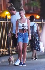 NINA AGDAL Out and About in New York 06/11/2017