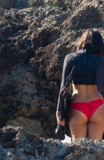 NINA DOBREV Filming a Documentary in Hawaii 06/23/2017