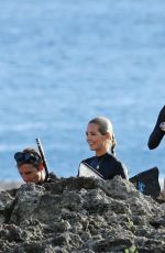 NINA DOBREV Filming a Documentary in Hawaii 06/23/2017