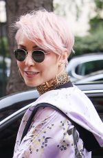 NOOMI RAPACE Leaves Plaza Athenee Hotel in Paris 06/24/2017