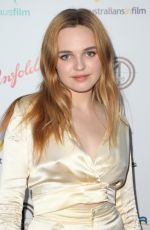 ODESSA YOUNG at Ataustralians in Film 9th Annual Heath Ledger Scholarship Dinner in Los Angeles 06/01/2017