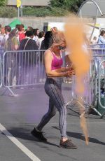 OLIVIA COX at Wembley Colour Run in London 06/11/2017