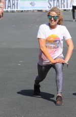 OLIVIA COX at Wembley Colour Run in London 06/11/2017