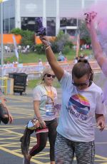 OLIVIA COX at Wembley Colour Run in London 06/11/2017
