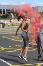 OLIVIA COX at Wembley Colour Run in London 06/11/2017