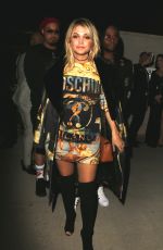 OLIVIA HOLT Arrives at Moschino Spring Summer Party 06/08/2017