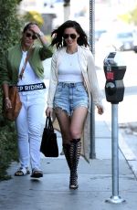 OLIVIA MUNN in Denim Shorts Out in Los Angeles 06/02/2017