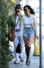 OLIVIA MUNN in Denim Shorts Out in Los Angeles 06/02/2017