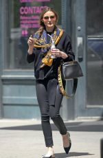 OLIVIA PALERMO Out in New York 06/02/2017