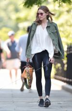 OLIVIA PALERMO Out with Her Dog in Brooklyn 06/10/2017
