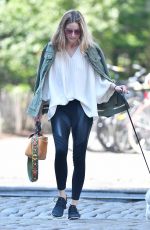 OLIVIA PALERMO Out with Her Dog in Brooklyn 06/10/2017
