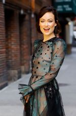 OLIVIA WILDE Arrives at Late Show with Stephen Colbert in New York 06/13/2017