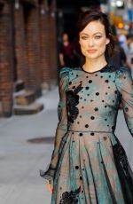 OLIVIA WILDE Arrives at Late Show with Stephen Colbert in New York 06/13/2017