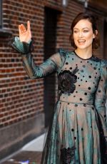 OLIVIA WILDE Arrives at Late Show with Stephen Colbert in New York 06/13/2017
