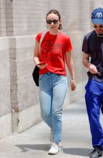 OLIVIA WILDE Out and About in New York 06/25/2017