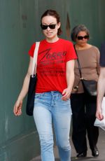 OLIVIA WILDE Out and About in New York 06/25/2017