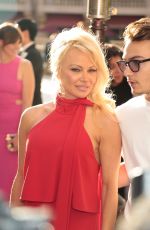 PAMELA ANDERSON at a Charity Event at Montage Hotel in Beverly Hills 06/10/2017