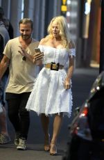 PAMELA ANDERSON Out and About in Saint Tropez 06/02/2017