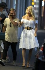 PAMELA ANDERSON Out and About in Saint Tropez 06/02/2017