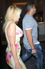 PAMELA ANDRESON at Beauty & Essex in Hollywood 05/08/2017