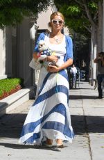 PARIS HILTON Out with Her Dog in Beverly Hills 06/26/2017