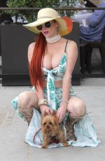 PHOEBE PRICE Out and About in Beverly Hills 06/07/2017