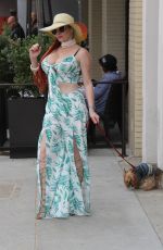 PHOEBE PRICE Out and About in Beverly Hills 06/07/2017