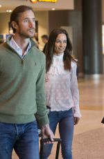 PIPPA MIDLETON and James Matthews Fly In and Out of Darwin in Australia 06/01/2017