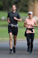 PIPPA MIDLETON and James Matthews Out Jogging in Sydney 05/31/2017