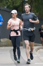 PIPPA MIDLETON and James Matthews Out Jogging in Sydney 05/31/2017