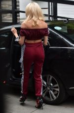 PIXIE LOTT Leaves ITV Studio in London 06/08/2017