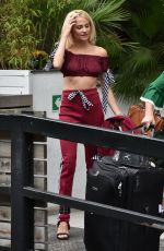 PIXIE LOTT Leaves ITV Studio in London 06/08/2017