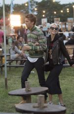 POPPY DELEVINGNE and James Cook at Glastonbury Festival 06/23/2017