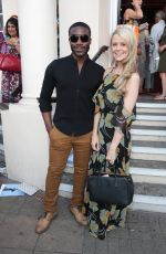 PORTIA ODUBA Arrives at New Wimbledon Theatre in London 06/17/2017