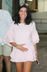 Pregnant CARA DE LA HOYDE Leaves ITV Studios in London 06/20/2017