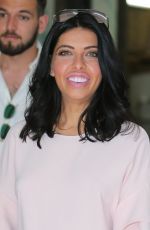Pregnant CARA DE LA HOYDE Leaves ITV Studios in London 06/20/2017