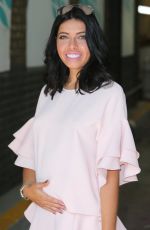 Pregnant CARA DE LA HOYDE Leaves ITV Studios in London 06/20/2017
