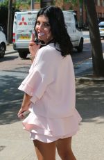 Pregnant CARA DE LA HOYDE Leaves ITV Studios in London 06/20/2017