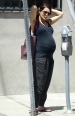 Pregnant DANIELLE BUX Out Shopping in West Hollywood 06/13/2017