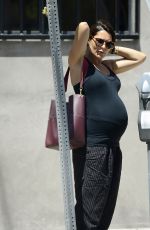 Pregnant DANIELLE BUX Out Shopping in West Hollywood 06/13/2017