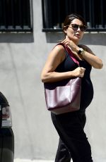 Pregnant DANIELLE BUX Out Shopping in West Hollywood 06/13/2017