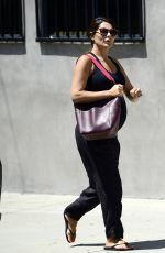 Pregnant DANIELLE BUX Out Shopping in West Hollywood 06/13/2017