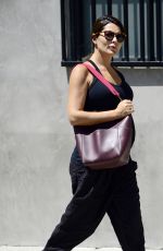 Pregnant DANIELLE BUX Out Shopping in West Hollywood 06/13/2017