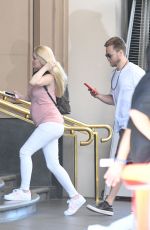 Pregnant HEIDI MONTAG Out for Lunch in Beverly Hills 06/15/2017