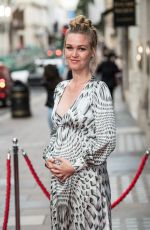 Pregnant JULIA STILES at Riviera Launch Event in London 06/13/2017