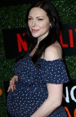 Pregnant LAURA PREPON at Orange in the New Black Season 5 Premiere Party in New York 06/09/2017