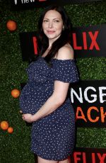 Pregnant LAURA PREPON at Orange in the New Black Season 5 Premiere Party in New York 06/09/2017